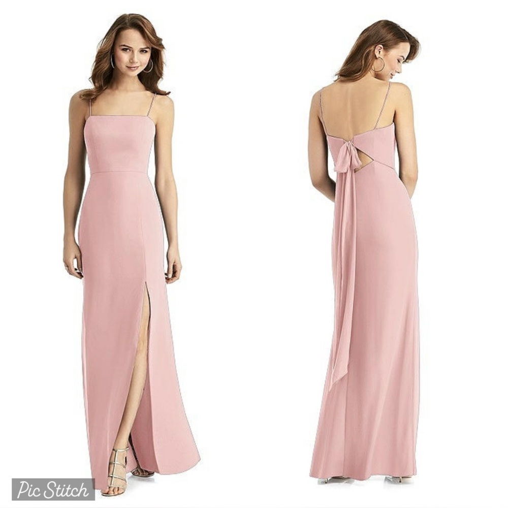 Pretty New Dessy Collection Thread Stella Luxe Chiffon Bridesmaid Gown!